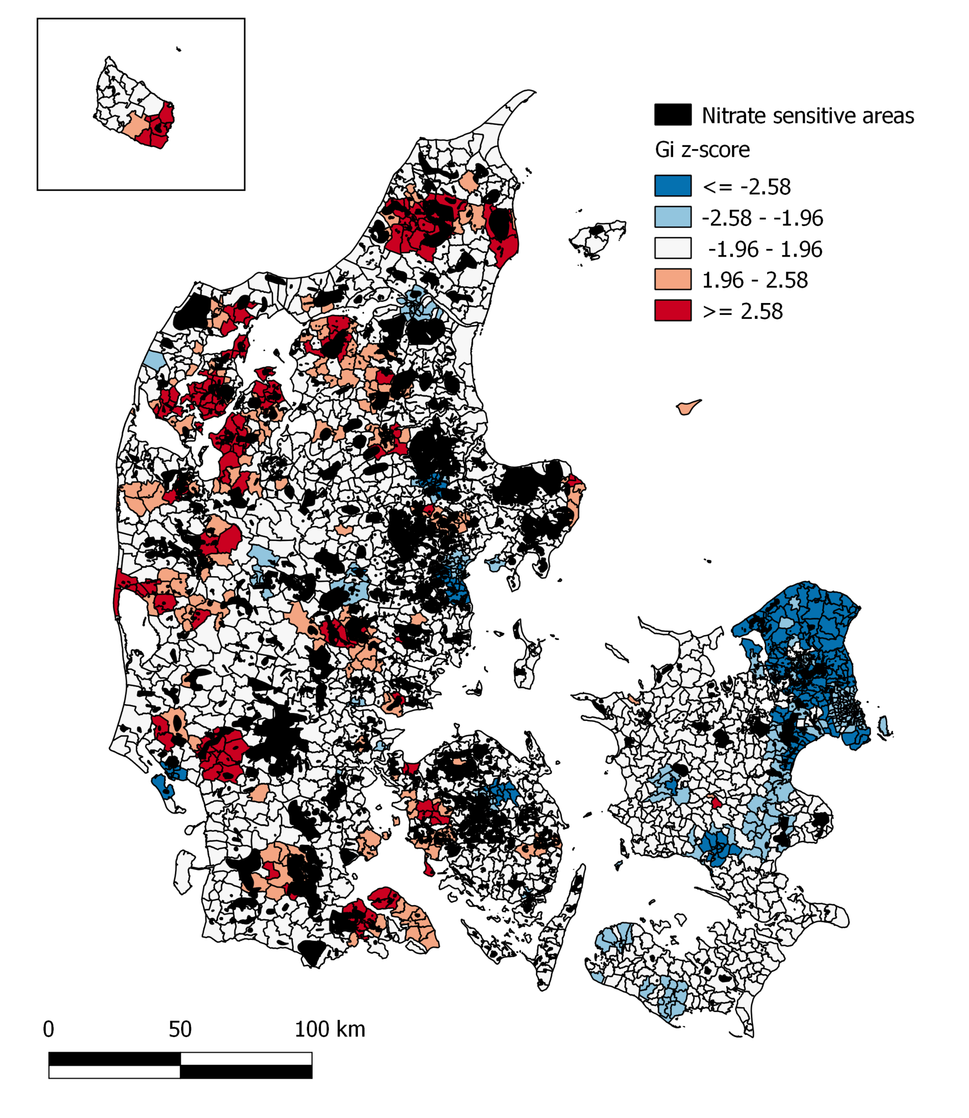 Phosphorus hot spots and nitrate sensitive areas ©Uni Graz/Borsky