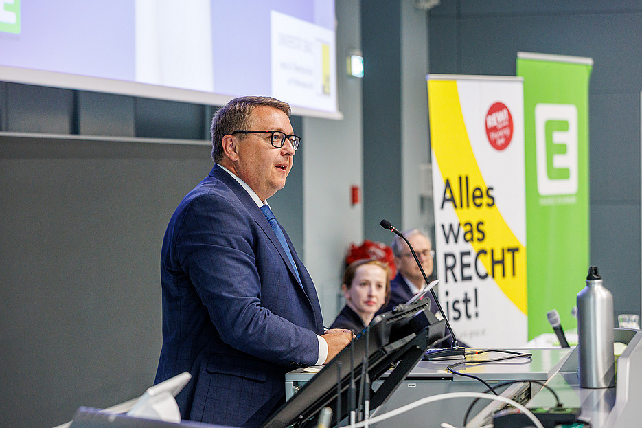 Martin Graf am 13. Grazer Energierechtstag ©Energie Steiermark