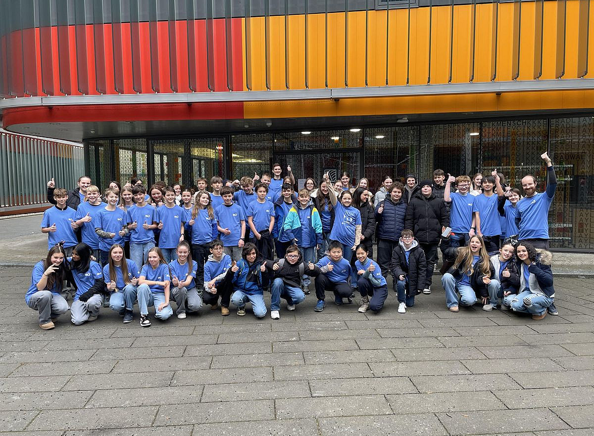 Begeisterte Schüler:innen nahmen am Mathe-Wettbewerb an der Uni Graz teil. ©Projekt MmF / Mathematik macht Freude