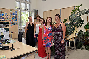 Eveline Schwaiger, Eva Gruber, Erika Mandl, Ruth Zenz und Karin Mairold-Underrain (v. l.)