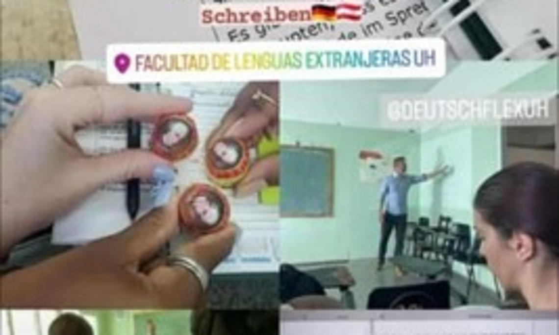 Social-Media Posting von kubanischen Deutschstudierenden
