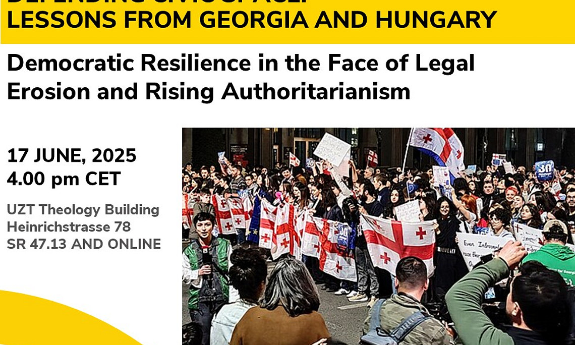 flyer defending civic space