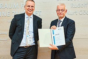 DGP-Präsident Stefan Schulz-Hardt (l.) und Intelligenzforscher Aljoscha Neubauer