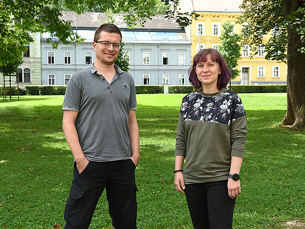 Die PsychologInnen Hilmar Brohmer und Gabriela Hofer waren seitens der Uni Graz an der Studie beteiligt. Foto: Uni Graz/Schweiger. 