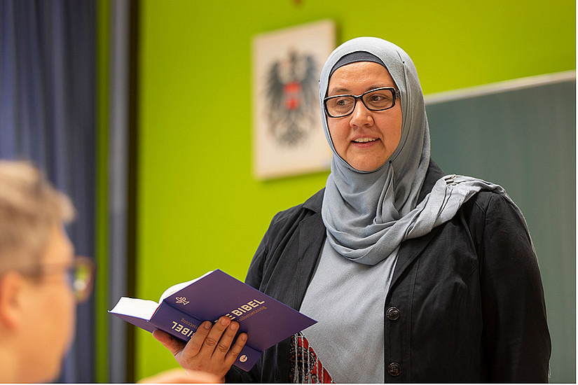 Mevlida Mesanovic, islamische Religionspädagogin, sensibilisiert für fundamentalistische Tendenzen. Foto: Uni Graz/Lunghammer