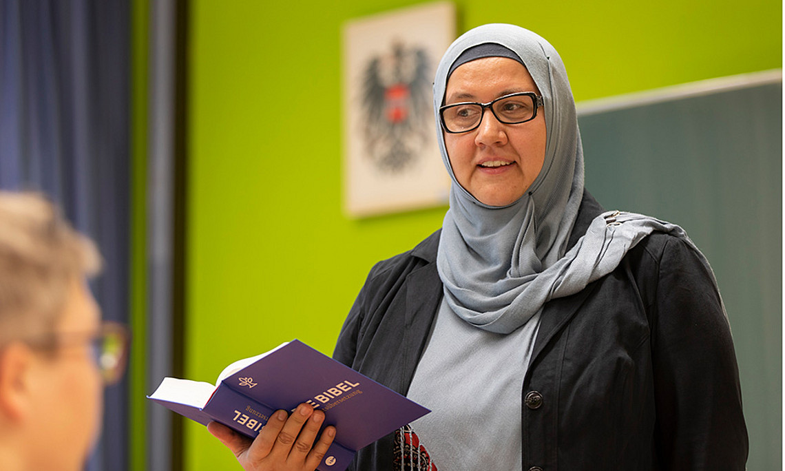 Mevlida Mesanovic, islamische Religionspädagogin, sensibilisiert für fundamentalistische Tendenzen. Foto: Uni Graz/Lunghammer