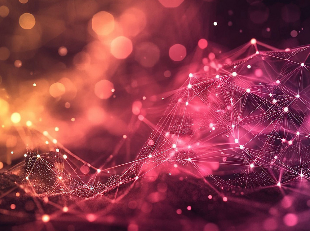 Netzwerk mit Farbverlauf ©PHAISITSAWAN - stock.adobe.com