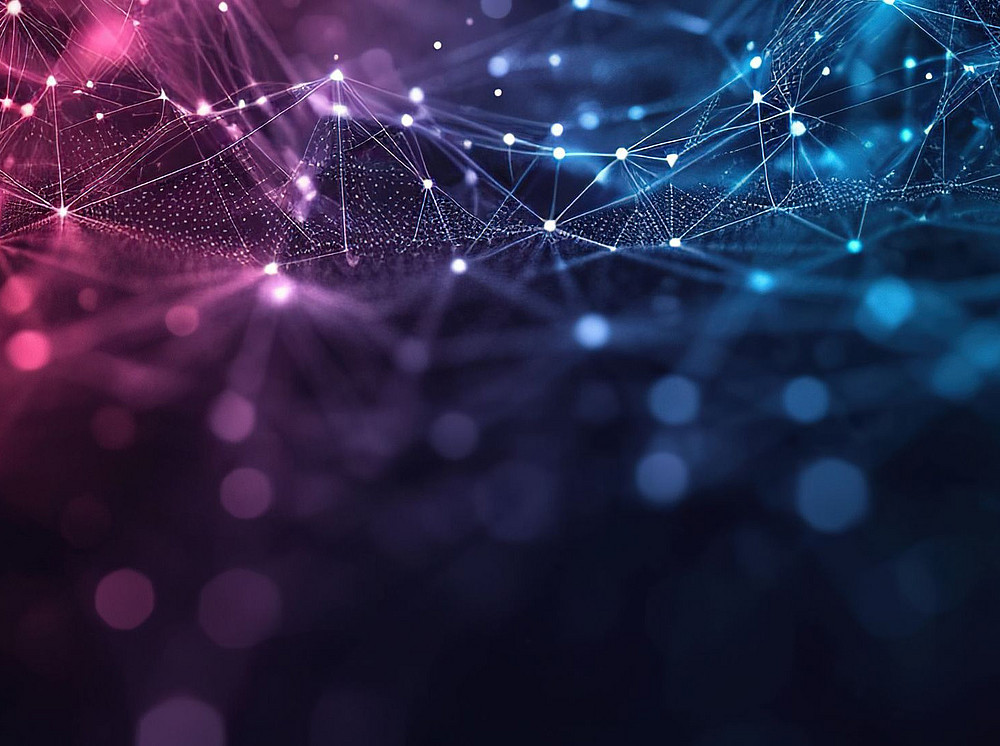Netzwerk mit Farbverlauf ©PHAISITSAWAN - stock.adobe.com