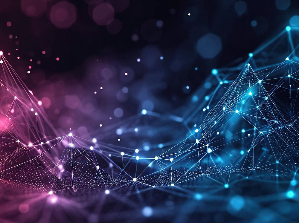 Netzwerk mit Farbverlauf ©PHAISITSAWAN - stock.adobe.com