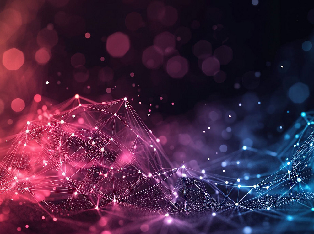Netzwerk mit Farbverlauf ©PHAISITSAWAN - stock.adobe.com