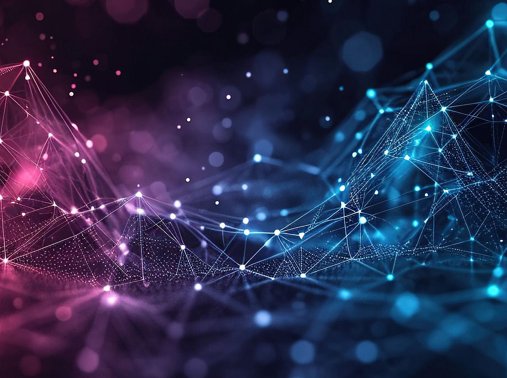 Netzwerk mit Farbverlauf ©PHAISITSAWAN - stock.adobe.com