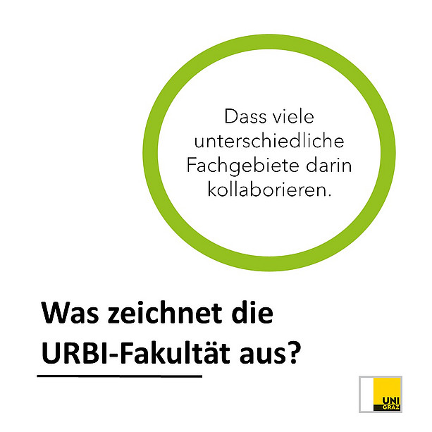 Was zeichnet die Urbi-Fakultät aus? Dass viele unterschiedliche Fachgebiete darin kollaborieren. 