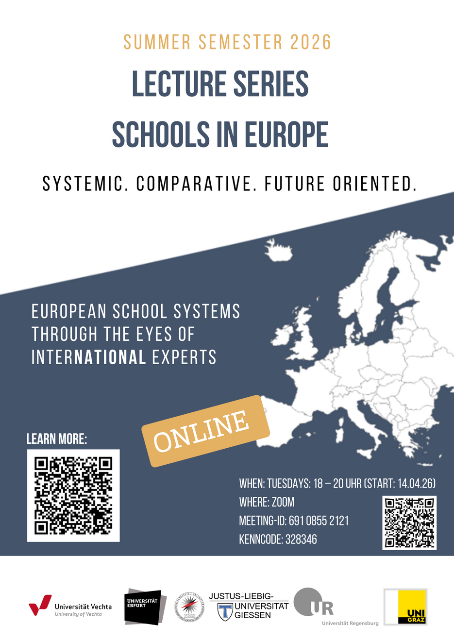 Poster Lecture Series Schools in Europe 