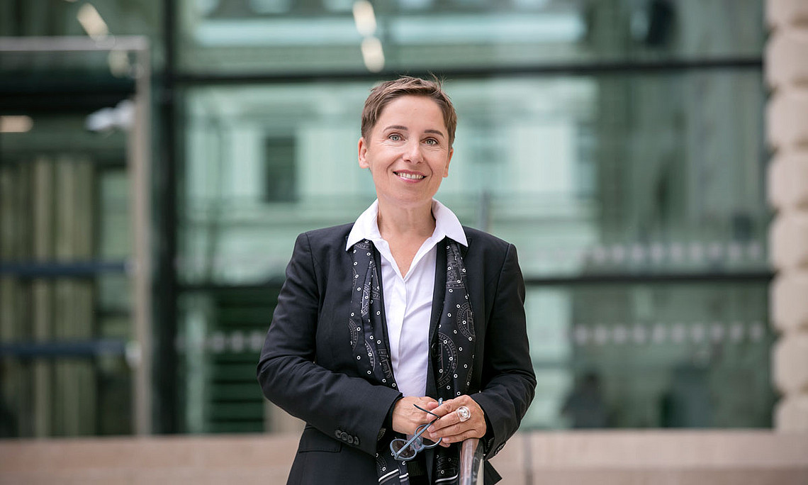 Petra Schaper-Rinkel leitet das Vizerektorat für Digitalisierung. Foto: Uni Graz/Eisenberger