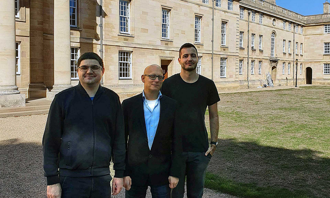 Johannes Hoja, Daniel Boese und Alexander List (v. l.)