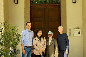 Bild zeigt Hilmiana Yudomartono und Nanny Dewi Tanzil, Professorinnen von der Padjadjaran University UNPAD, Prof. Ortlieb und Dr. Hirt