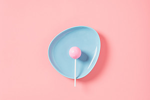 Lollipop am Teller