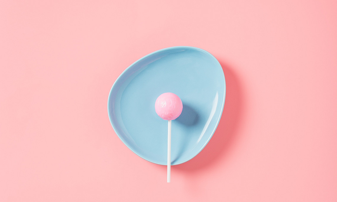 Lollipop am Teller