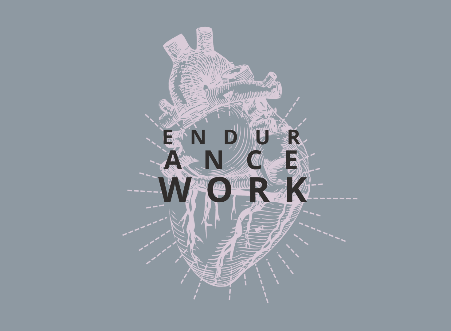 Über dem Herz sind Wörter Endurance Works ©@ privat Nikolaos Psochios