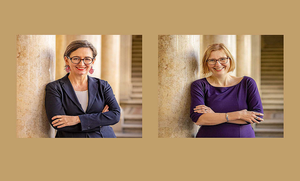 Barbara Stelzl-Marx (links) und Christiane Berth