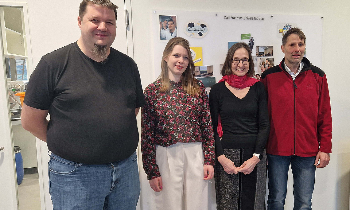 Elke Huber with exam board
