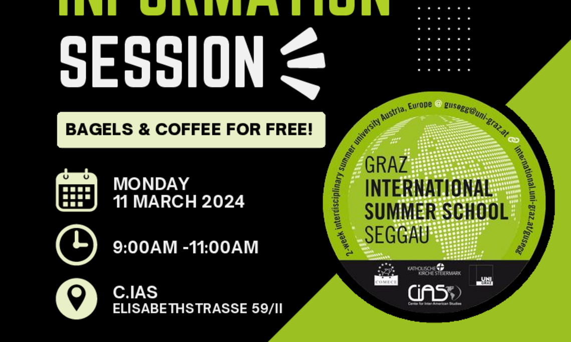 Poster for info session