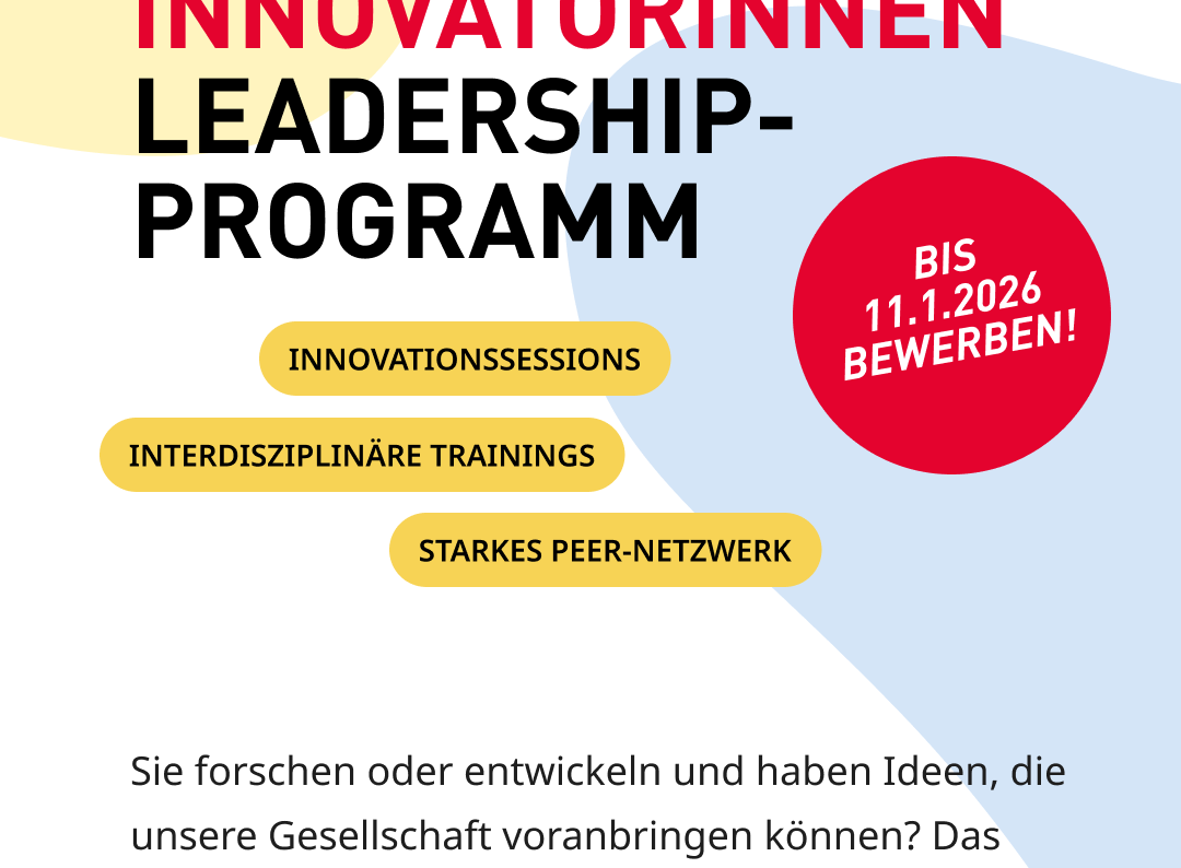 FFG Werbung für Innovatorinnenprogramm 