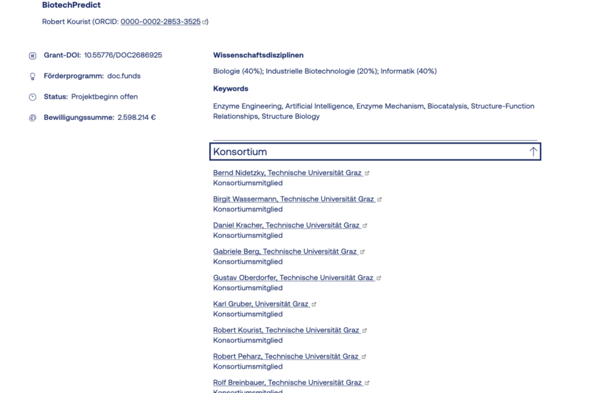 Bild mit Informationen zum doc.funds Biotechpredict