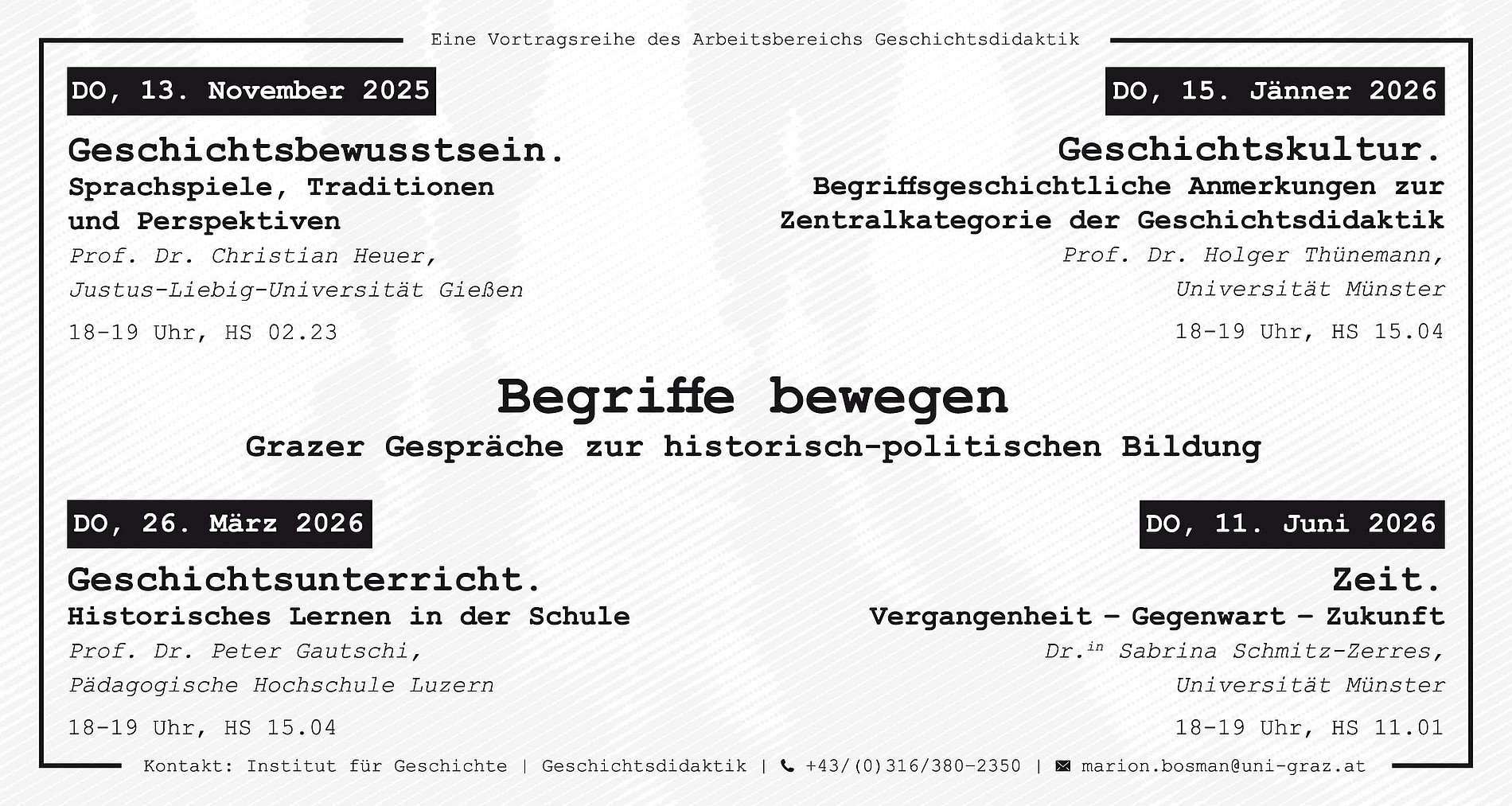 Begriffe bewegen. Grazer Gespräche zur historisch-politischen Bildung 