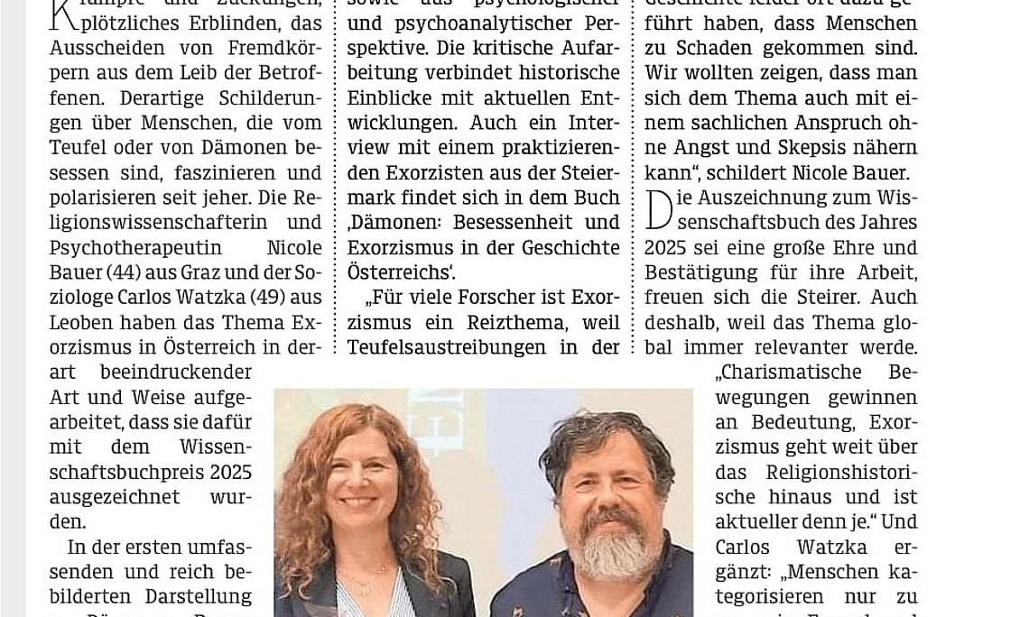 @Nicole Bauer und Carlos Watzka