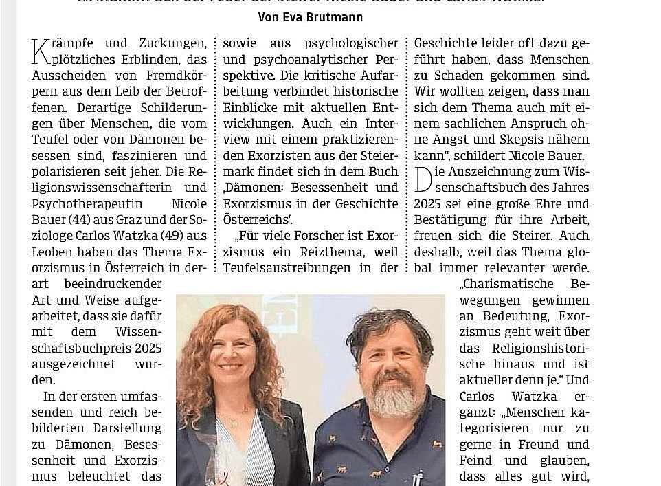 @Nicole Bauer und Carlos Watzka 