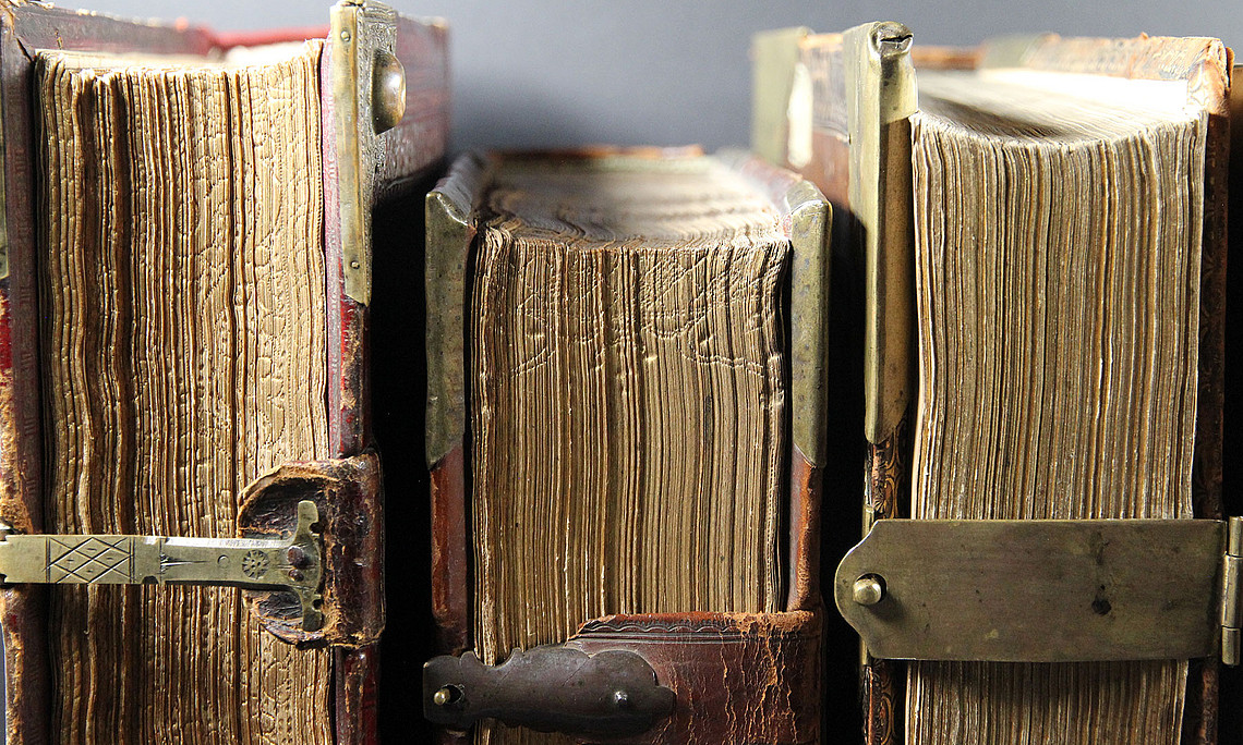 very old, valuable books