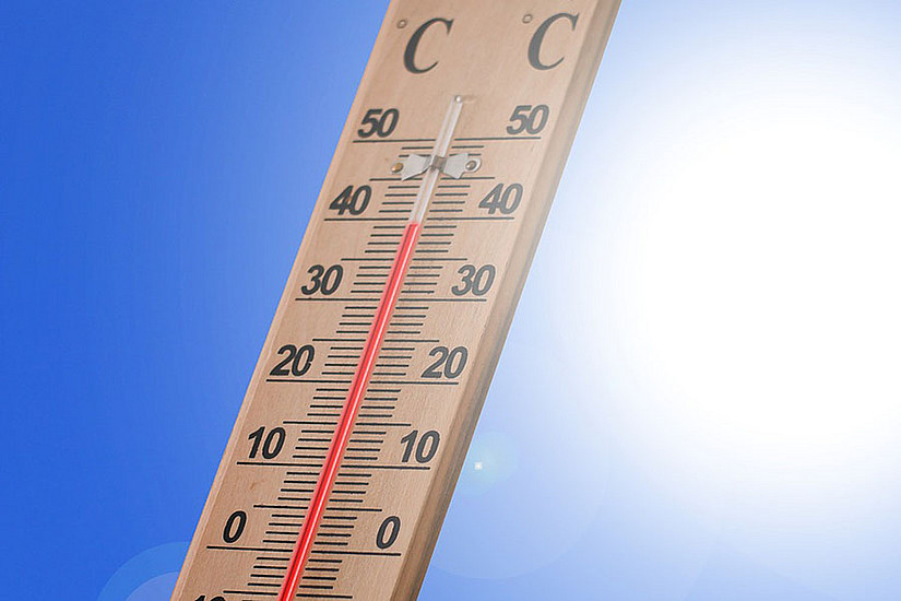 37,2 Grad wurden am 27. Juni 2019 an der Wetterstation der Universität Graz gemessen. Foto: pixabay