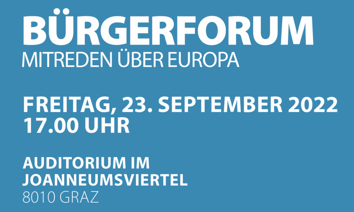 Bürgerforum - Mitreden über Europa