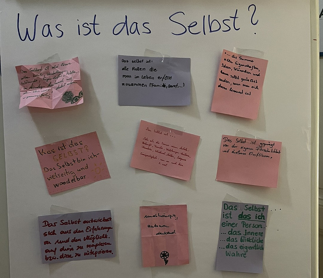 Flipchart der Mitarbeiter:innen des Mobilen Palliativteams Graz/Graz-Umgebung ©Stefanie V. Rieger