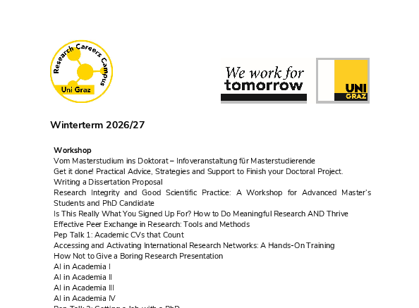 PDF: Veranstaltungsübersicht RCC Workshops Winter- und Sommersemester 
