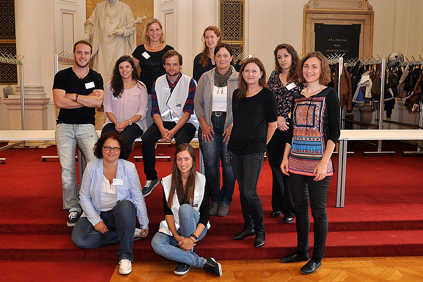 Mehr als 1500 KandidatInnen kamen zu den Aufnahmetests für vier Studien an die Uni Graz. Das Team rund um Andrea Penz sorgte für einen reibungslosen Ablauf. 