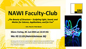 NAWI Faculty Club am 30.06.2023