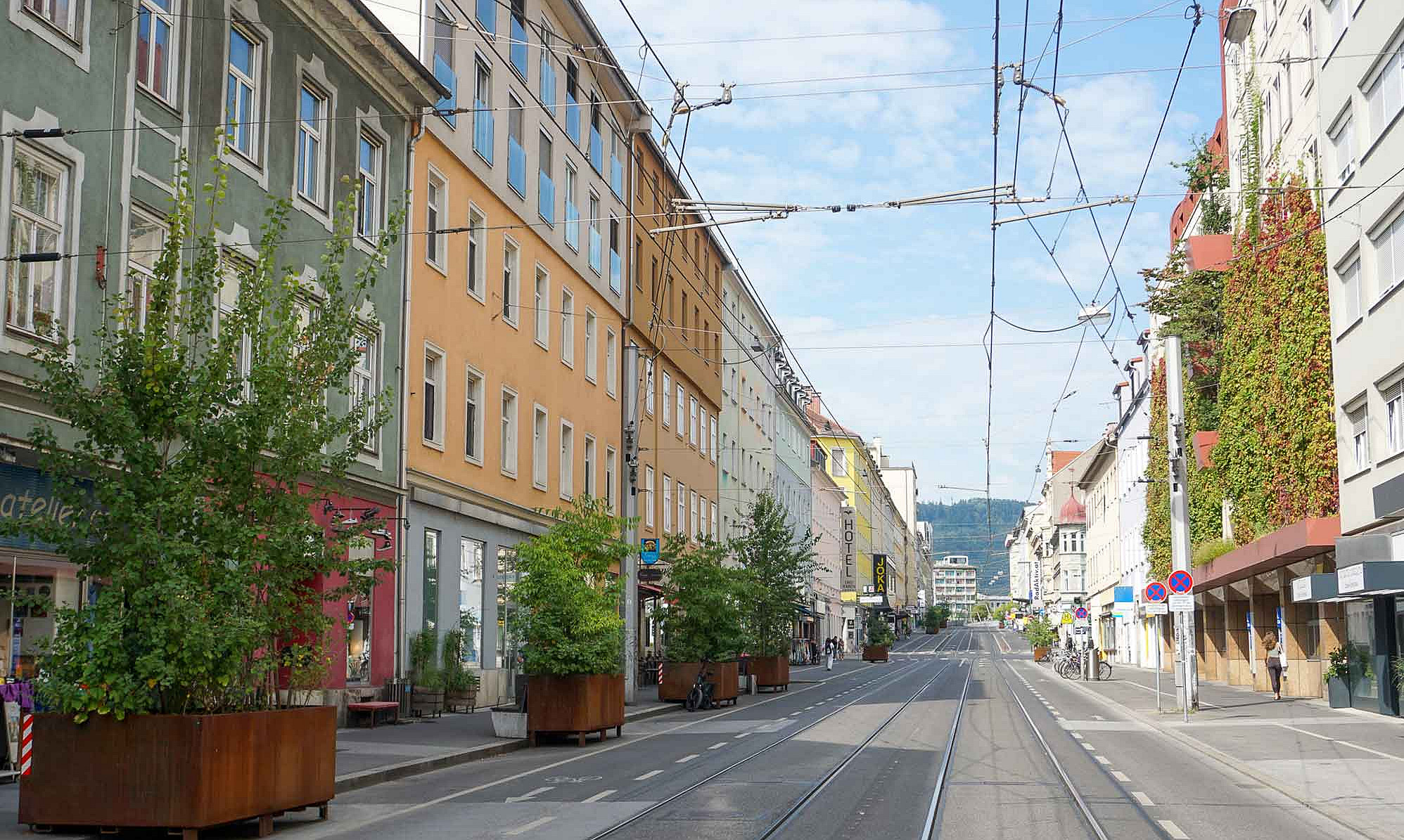 Blick auf die Annenstraße 