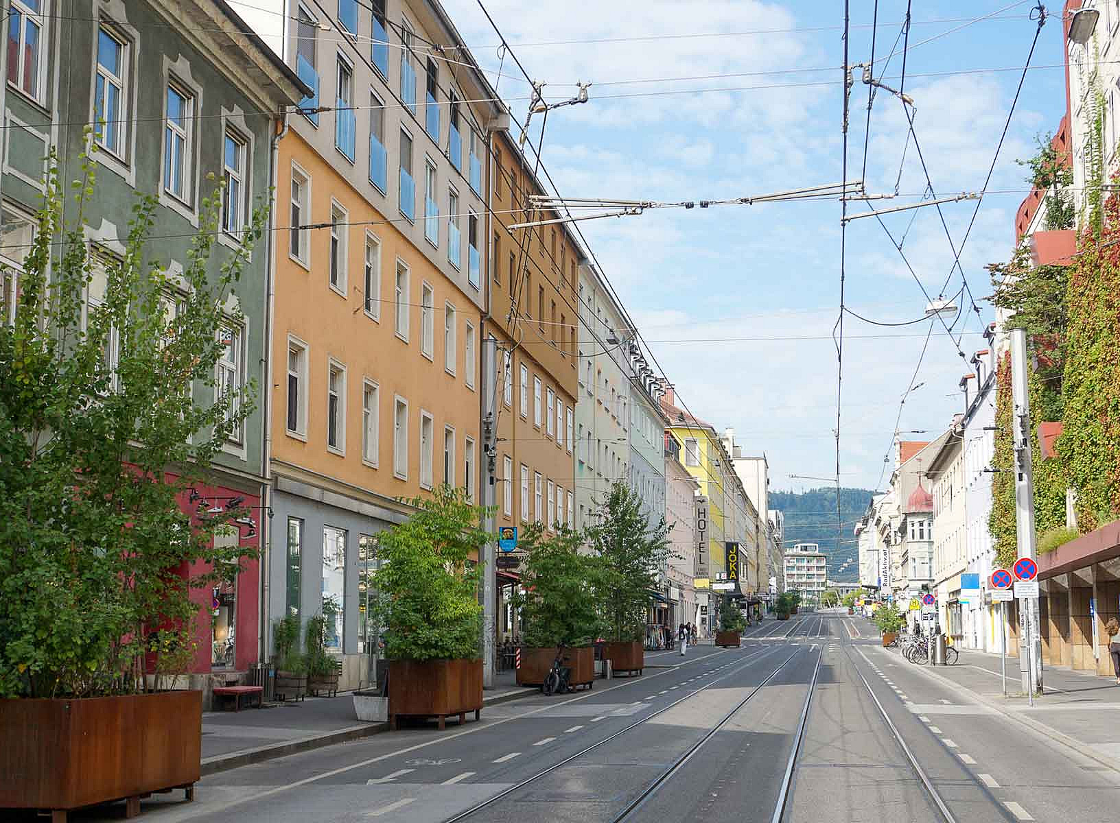 Blick auf die Annenstraße 
