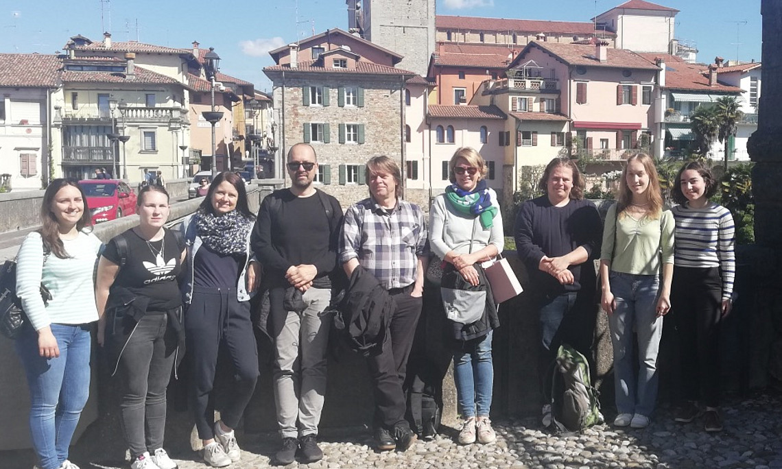 Slowenisch: Fachexkursion nach Resien, Gruppenfoto