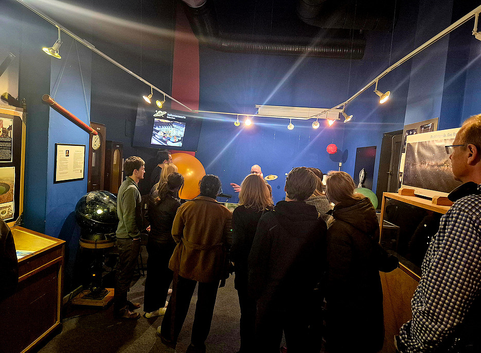 Führung durch die Volkssternwarte ©Anna-Christina Römer-Siegl