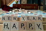 Scrabble-Buchstaben als Happy new year Foto: pixabay.com
