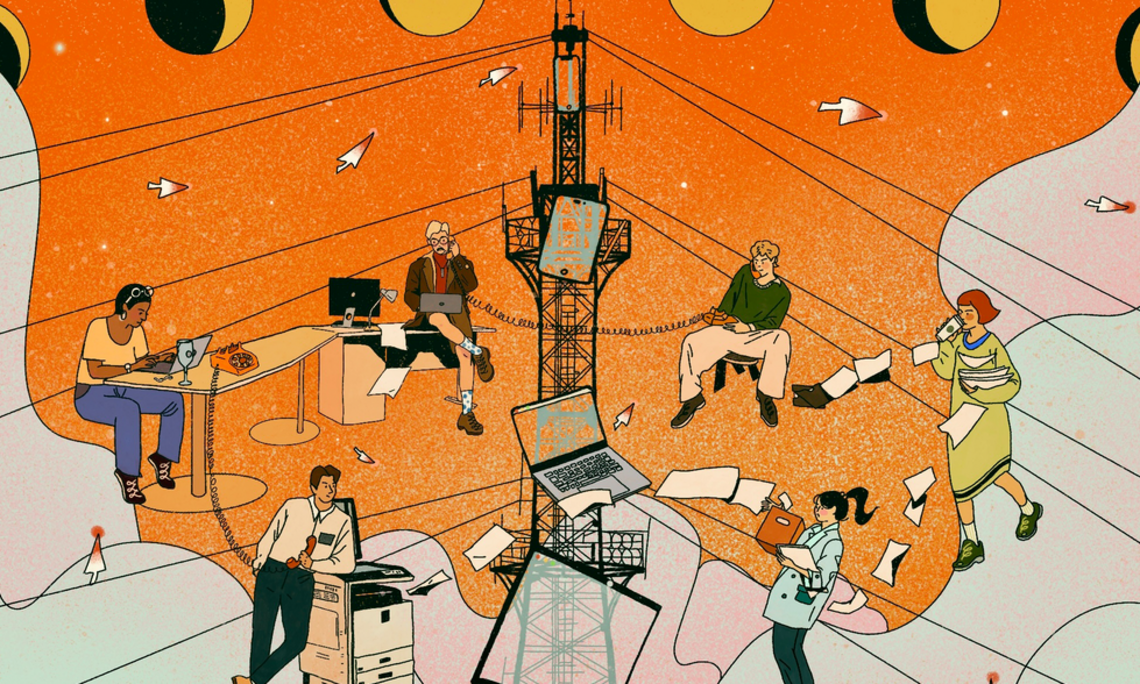 Zierbild digital Nomads