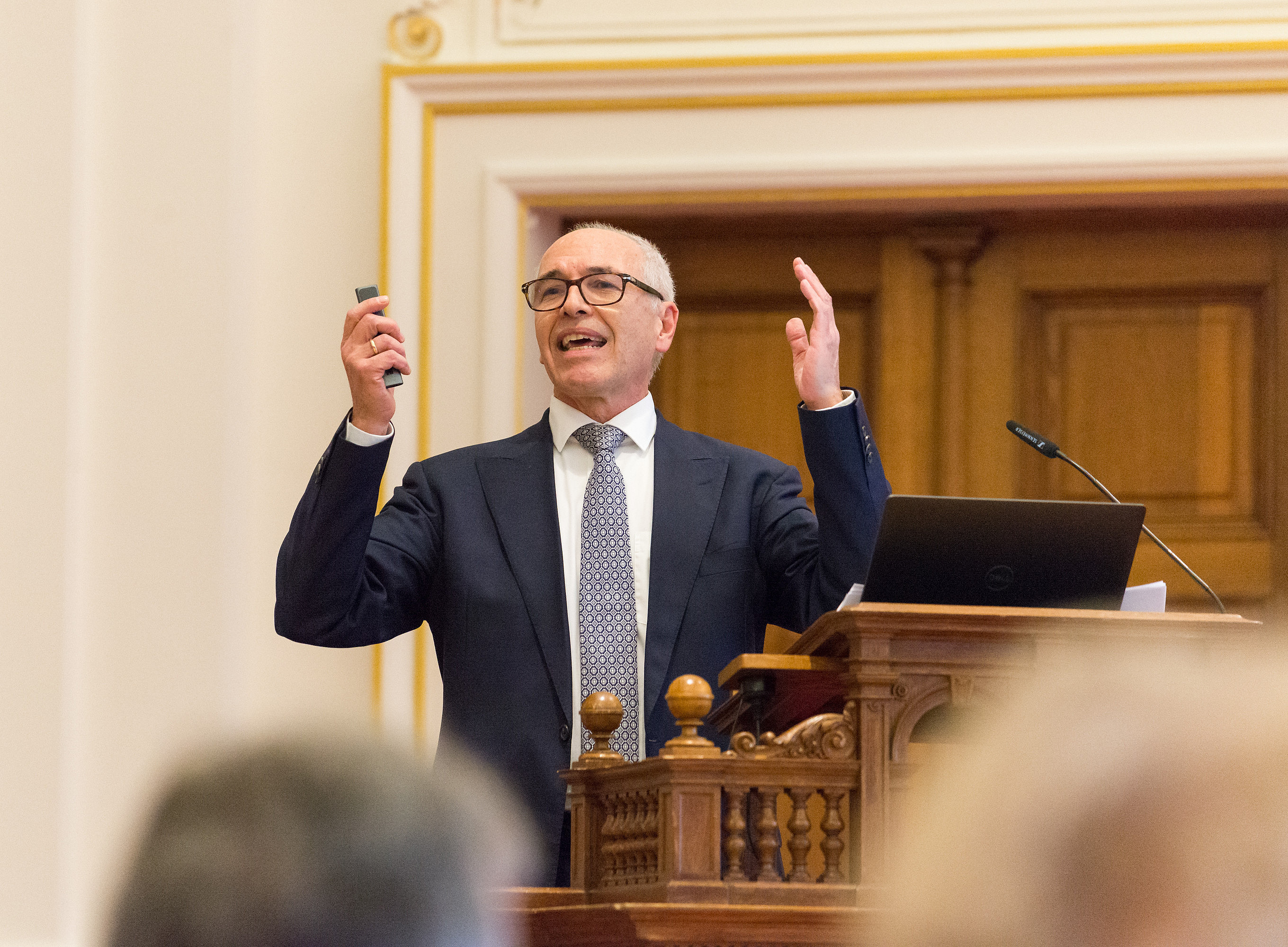 Antrittsvorlesung von Hon.-Prof. Dr. Alexander Klauser in der Aula der Universität Graz. 