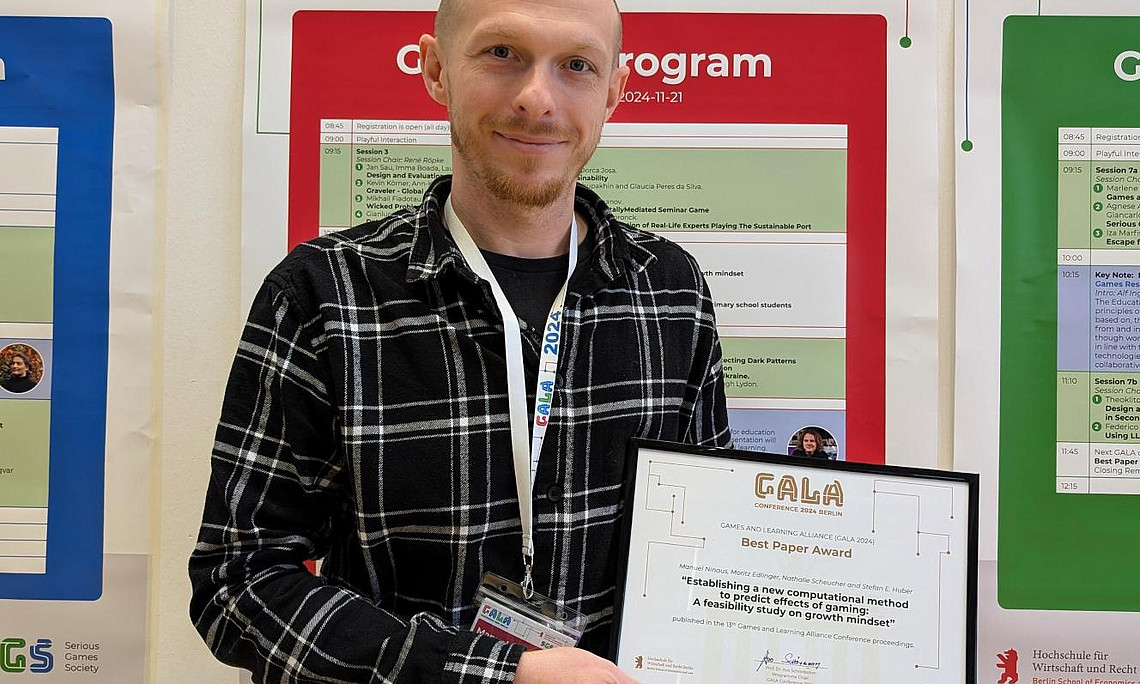 Mnauel Ninaus Best Paper Award
