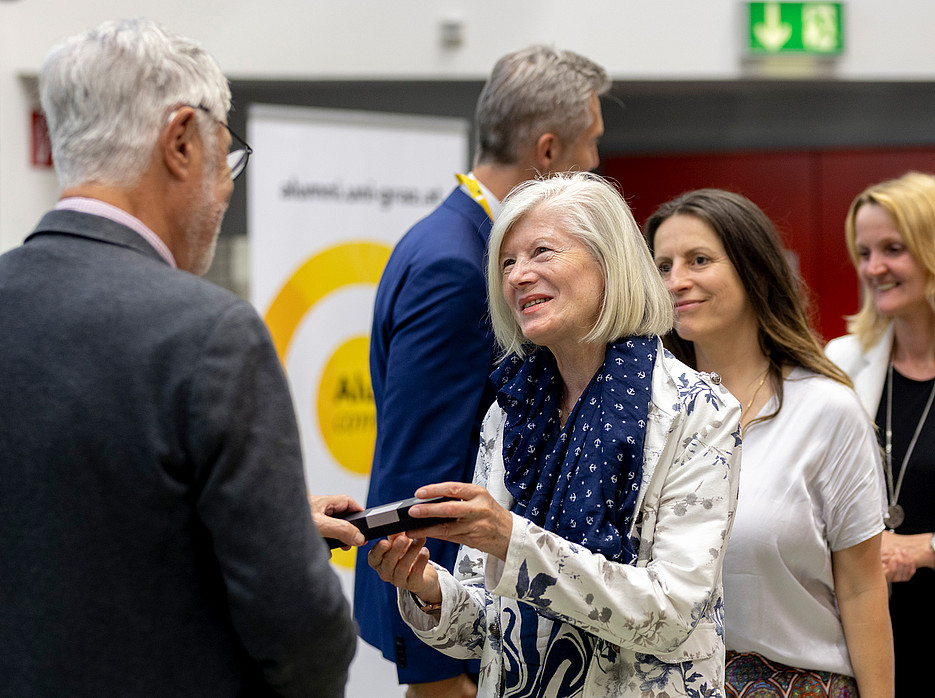 Jubilar:innen bzw. Besucher:innen ©Uni Graz / Kanizaj