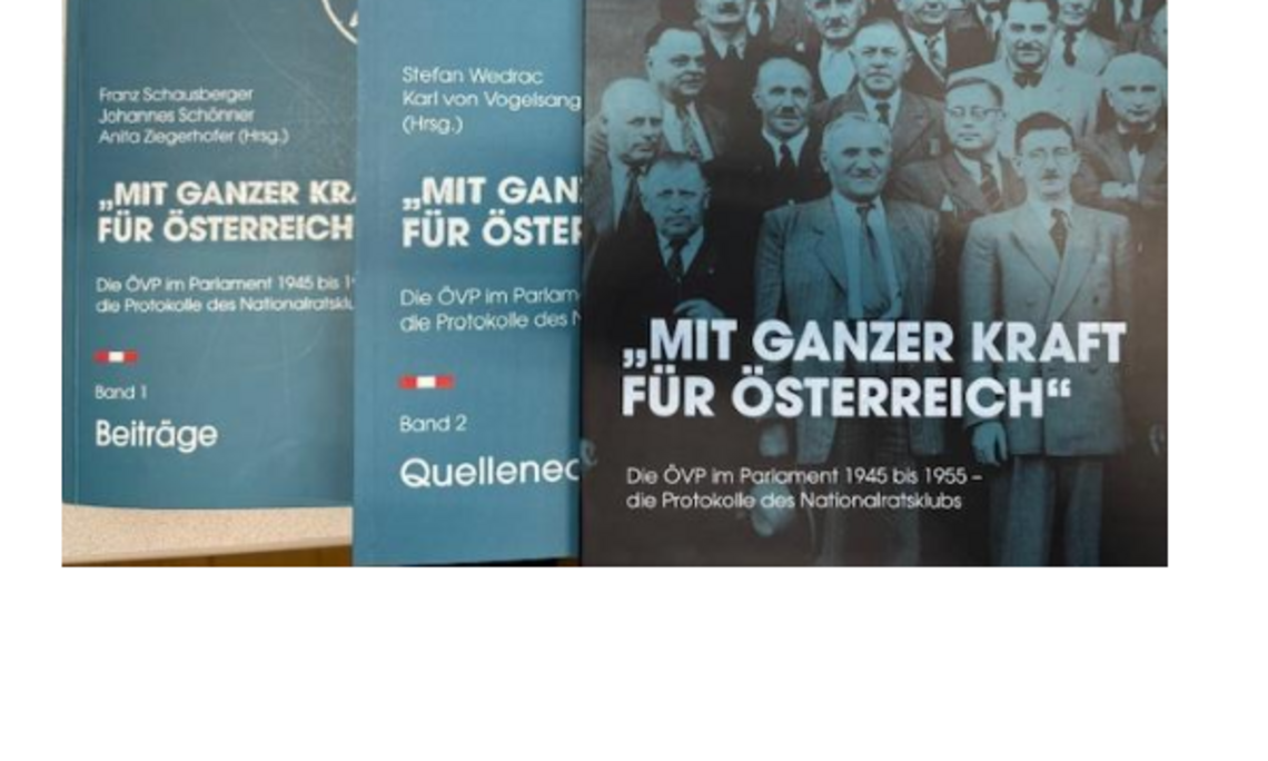 Buchpräsentation 80 Jahre ÖVP Club