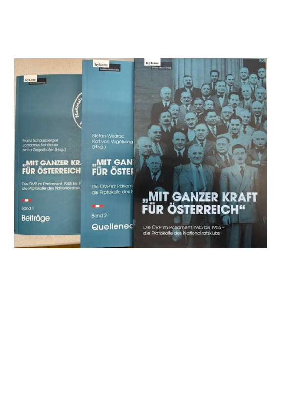 Buchpräsentation 80 Jahre ÖVP Club 