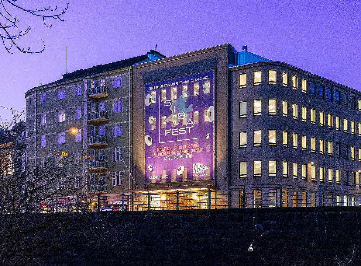 Außenansicht der Sibeliusakademie Helsinki 